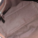 GUCCI GG Supreme Tote Bag PVC Beige Silver 141624 Auth 178059-15