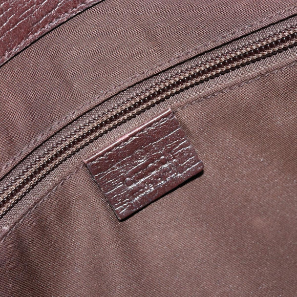 GUCCI GG Supreme Hand Bag PVC Beige 141976 Auth 178060