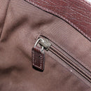 GUCCI GG Supreme Hand Bag PVC Beige 141976 Auth 178060-19