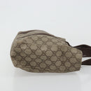 GUCCI GG Supreme Hand Bag PVC Beige 141976 Auth 178060-4