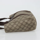 GUCCI GG Supreme Hand Bag PVC Beige 141976 Auth 178060-5