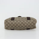 GUCCI GG Supreme Hand Bag PVC Beige 141976 Auth 178060-9