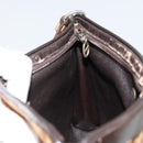 Christian Dior Trotter Canvas Shoulder Bag Beige Gold Auth 178063-18