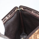 Christian Dior Trotter Canvas Shoulder Bag Beige Gold Auth 178063-19