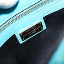 Gianni Versace Chain Shoulder Bag Patent leather 2way Green Gold Auth 178068A-20