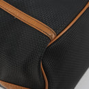 SAINT LAURENT Shoulder Bag PVC Black Gold Auth 178070-14