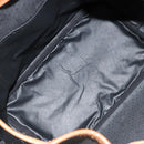 SAINT LAURENT Shoulder Bag PVC Black Gold Auth 178070-17