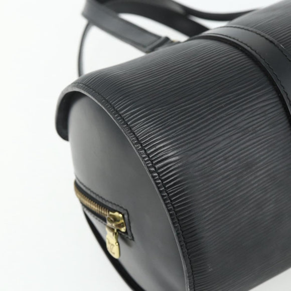 LOUIS VUITTON Epi Soufflot Hand Bag Black M52222 LV Auth 178075A