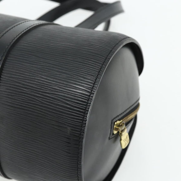 LOUIS VUITTON Epi Soufflot Hand Bag Black M52222 LV Auth 178075A