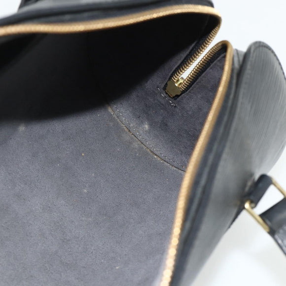 LOUIS VUITTON Epi Soufflot Hand Bag Black M52222 LV Auth 178075A