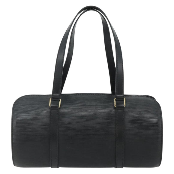 LOUIS VUITTON Epi Soufflot Hand Bag Black M52222 LV Auth 178075A