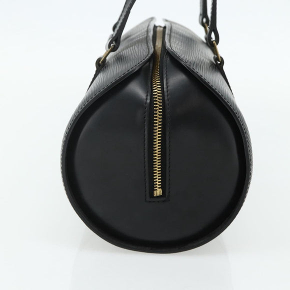 LOUIS VUITTON Epi Soufflot Hand Bag Black M52222 LV Auth 178075A