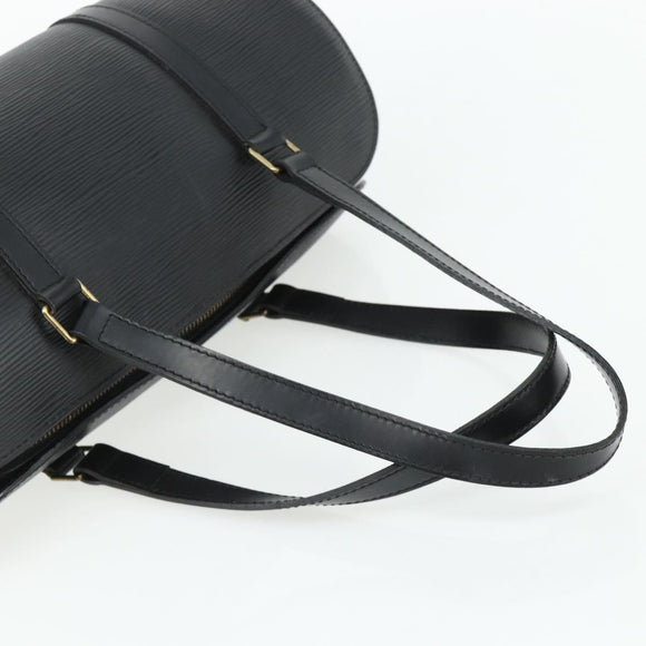 LOUIS VUITTON Epi Soufflot Hand Bag Black M52222 LV Auth 178075A