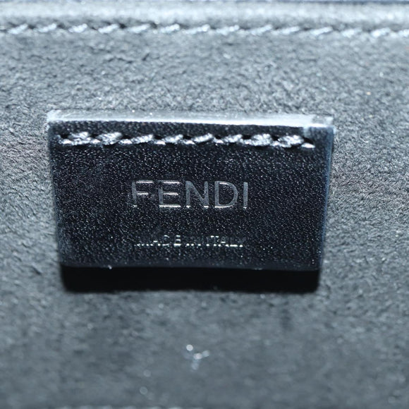FENDI FF Vertigo Tas Bedel Leer Meerkleurig Auth 178086M
