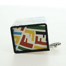FENDI FF Vertigo Tas Bedel Leer Meerkleurig Auth 178086M-4