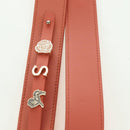 Christian Dior Shoulder Strap Leather 41.7"" Pink Auth 178089M-4