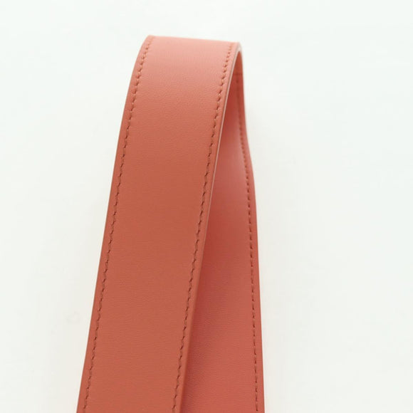 Christian Dior Shoulder Strap Leather 41.7"" Pink Auth 178089M