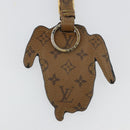 LOUIS VUITTON Catgram Porte Cles Porto Address Charm Schwarz MP2281 Auth 178090A-8