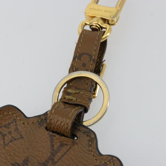 LOUIS VUITTON Catgram Porte Cles Porto Address Charm Schwarz MP2281 Auth 178090A