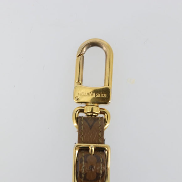 LOUIS VUITTON Catgram Porte Cles Porto Address Charm Schwarz MP2281 Auth 178090A