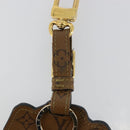LOUIS VUITTON Catgram Porte Cles Porto Address Charm Schwarz MP2281 Auth 178090A-7