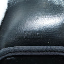 FENDI Picobucket AirPods Case Neck Pouch Bag Satin Black Gold Auth 178091M-21