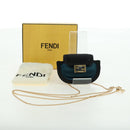 FENDI Picobucket AirPods Case Neck Pouch Bag Satin Black Gold Auth 178091M-12
