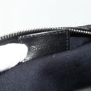 FENDI Zucchino Canvas Hand Bag Black Silver Auth 178108-12