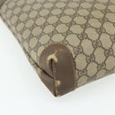 GUCCI GG Supreme Web Sherry Line Tote Bag PVC Beige Red Green Auth 178111-11