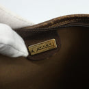 GUCCI GG Supreme Web Sherry Line Tote Bag PVC Beige Red Green Auth 178111-15