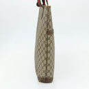 GUCCI GG Supreme Web Sherry Line Tote Bag PVC Beige Red Green Auth 178111-4