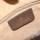 GUCCI GG Supreme Web Sherry Line Bag PVC Beige Gold 14 02 034 Auth 178112-16