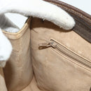 GUCCI GG Supreme Clutch Bag PVC Beige Gold 97 01 037 Auth 178113-17