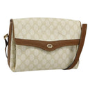 GUCCI GG Supreme Shoulder Bag PVC White Gold 904 02 084 Auth 178115-1