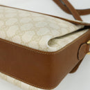 GUCCI GG Supreme Shoulder Bag PVC White Gold 904 02 084 Auth 178115-16