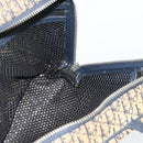 Christian Dior Trotter Canvas Hand Bag Navy Silver Auth 178116-19