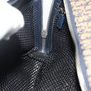 Christian Dior Trotter Canvas Hand Bag Navy Silver Auth 178116-20