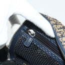 Christian Dior Trotter Canvas Hand Bag Navy Silver Auth 178116-21