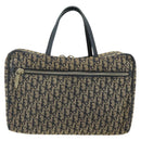 Christian Dior Trotter Canvas Hand Bag Navy Silver Auth 178116-13