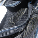 Christian Dior Trotter Canvas Hand Bag Navy Silver Auth 178116-23