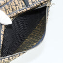 Christian Dior Trotter Canvas Hand Bag Navy Silver Auth 178116-24