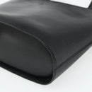 CELINE Hand Bag Leather Black Silver Auth 178117A-15