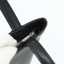 CELINE Hand Bag Leather Black Silver Auth 178117A-10