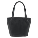 CELINE Hand Bag Leather Black Silver Auth 178117A-2