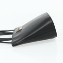CELINE Hand Bag Leather Black Silver Auth 178117A-3