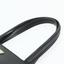 CELINE Hand Bag Leather Black Silver Auth 178117A-8