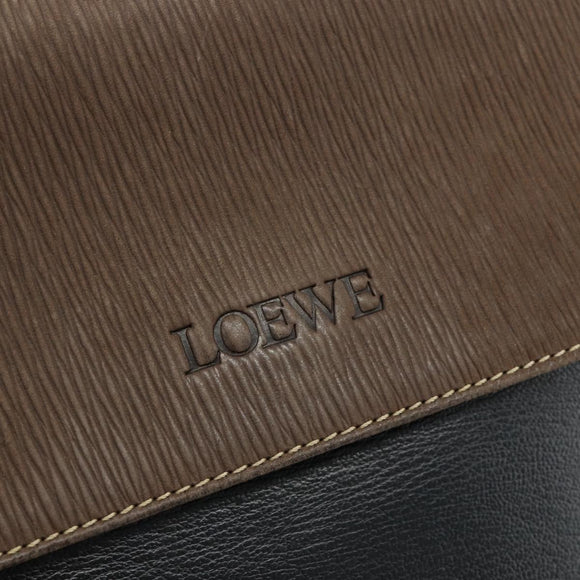 LOEWE Velazquez Handtasche Leder Schwarz Gold Original 178120A