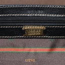LOEWE Velazquez Handtasche Leder Schwarz Gold Original 178120A-10