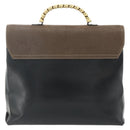 LOEWE Velazquez Handtasche Leder Schwarz Gold Original 178120A-2