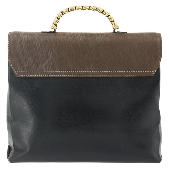LOEWE Velazquez Handtasche Leder Schwarz Gold Original 178120A
